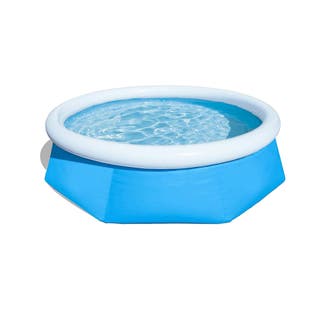 Bestway 13' x 33" Grey Rattan-Print Fast Set Pool