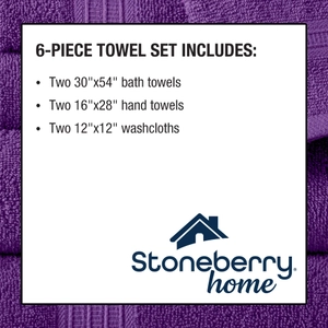 Stoneberry Home® 6-Piece Towel Set