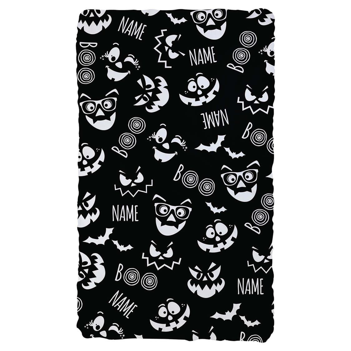 Personalized Halloween Throw