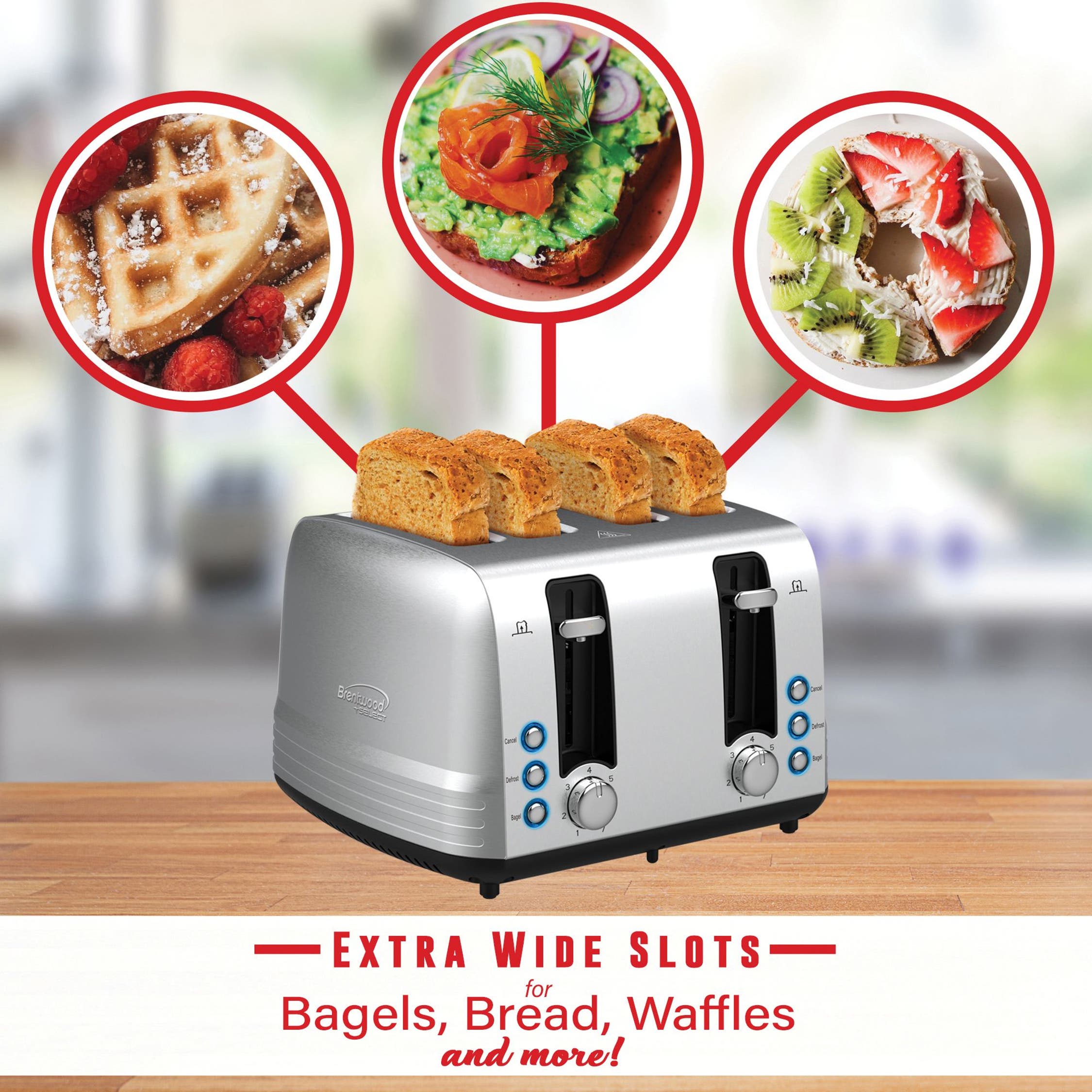 Brentwood Select 4-Slice Toaster | Stoneberry