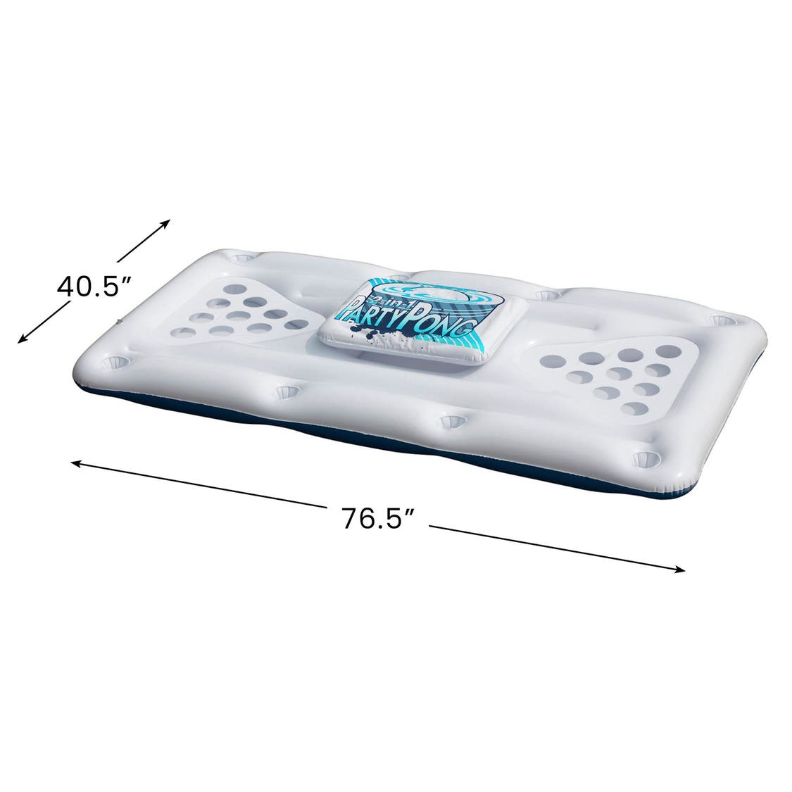 Northlight Floating Swimming Pool Pong Game with Built In Cooler