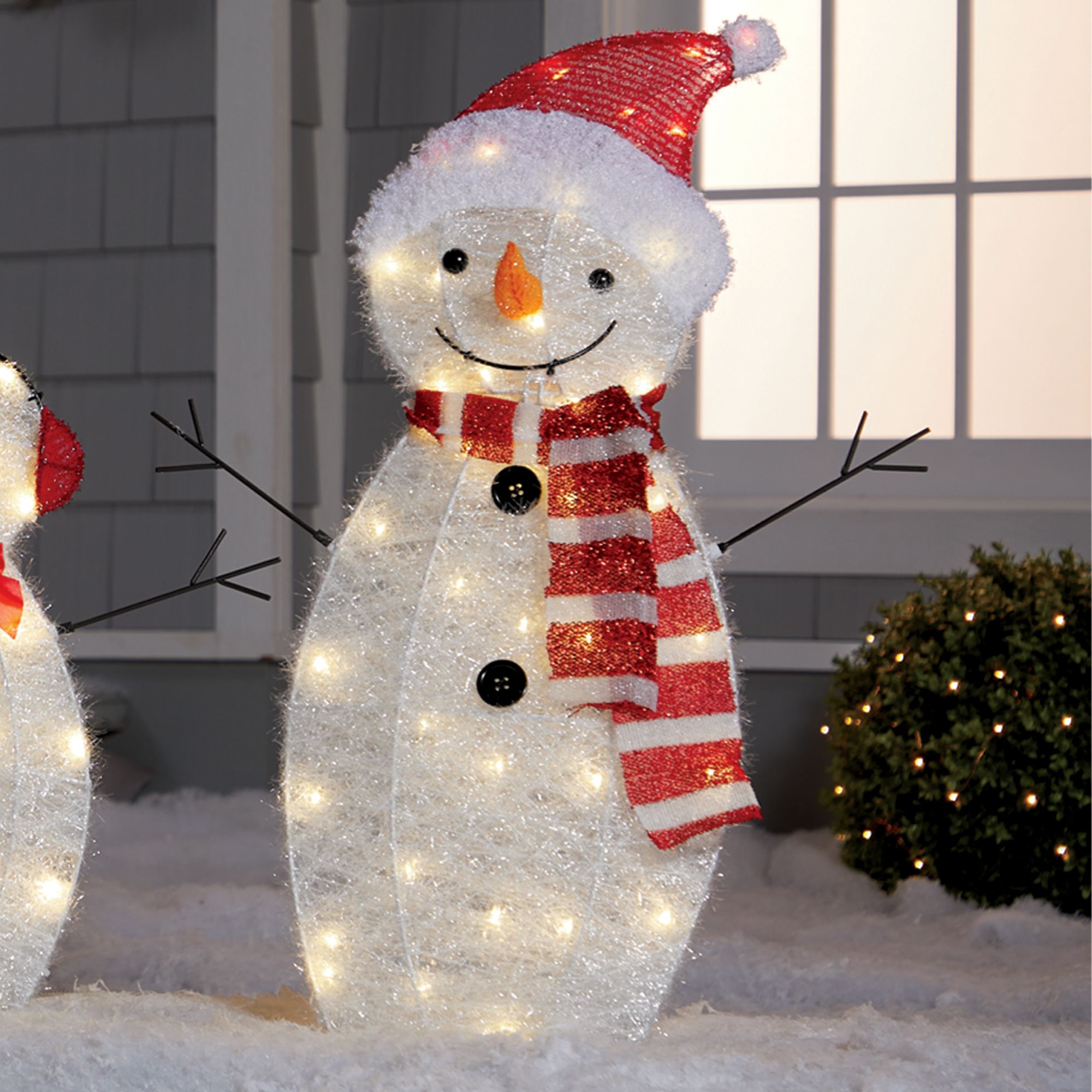 3-Piece LED Snowman Family | Stoneberry