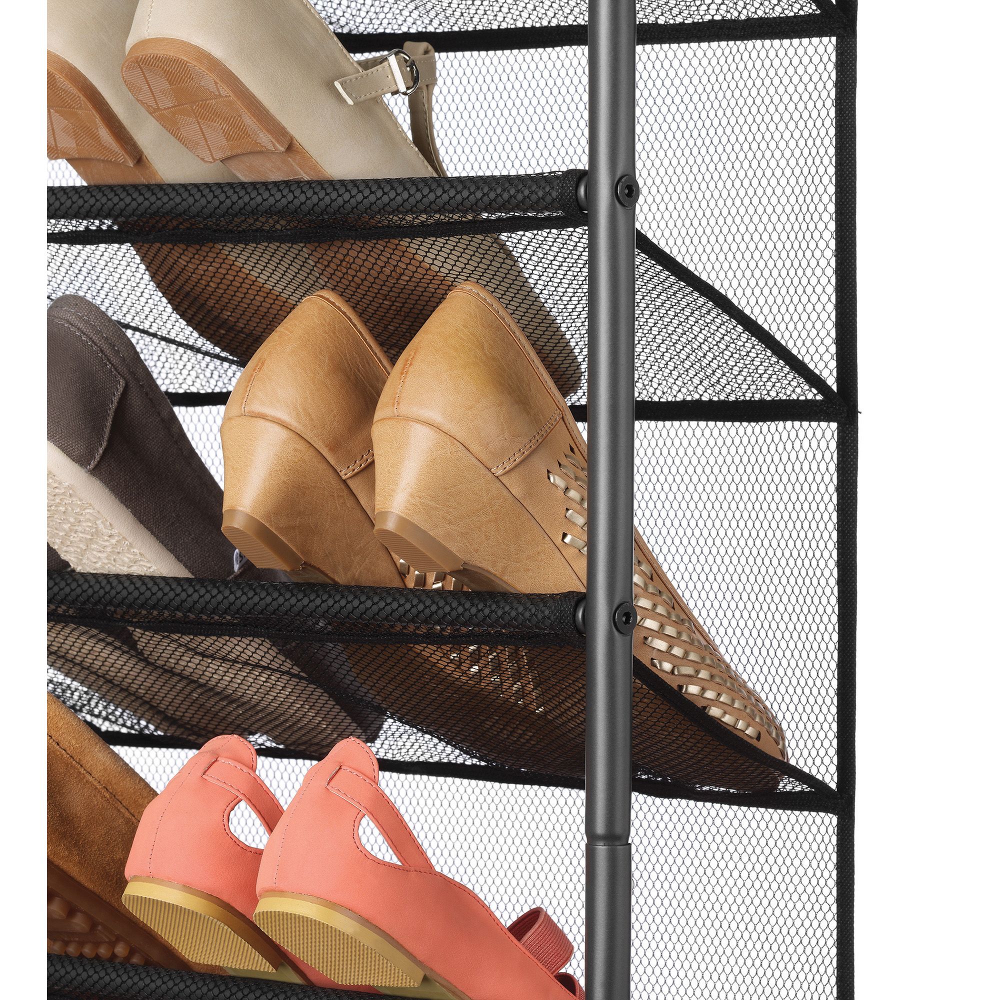 Whitmor 36-Pair Over-The-Door Shoe Rack - Thumbnail 5