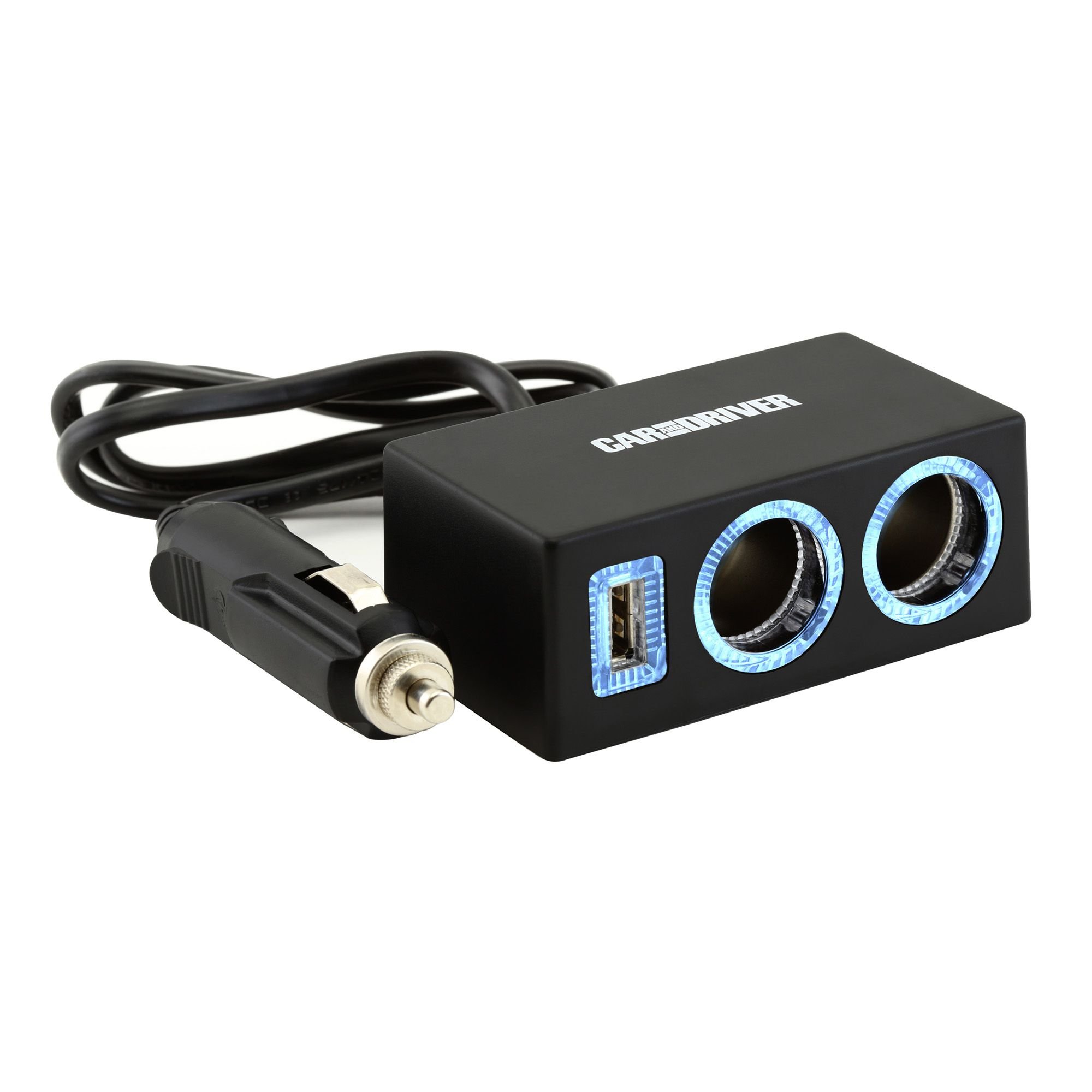 Car and Driver USB and Dual Socket Car Charger Stoneberry