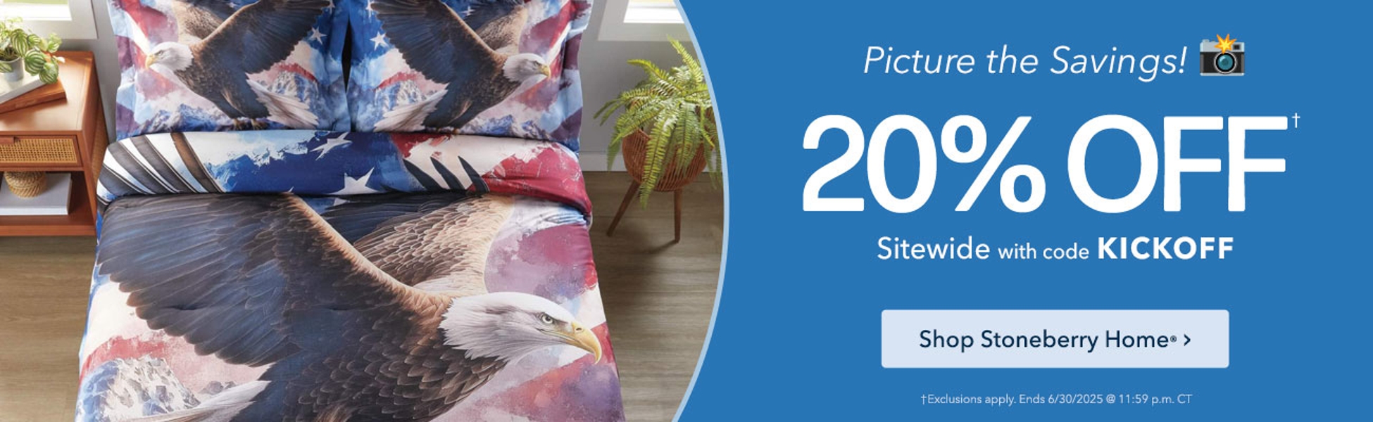 20% Off Sitewide with code KICKOFF. Shop Stoneberry Home®
