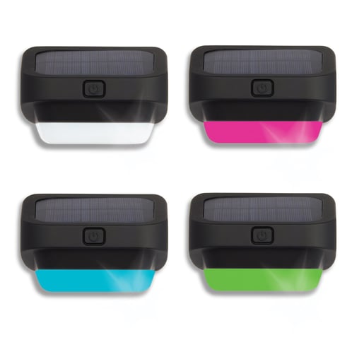 6-Pack Solar Deck/Fence Lights