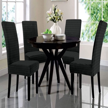 Kashi Home Palermo Embossed Dining Chair Cover