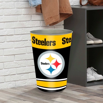 Fanmats NFL Metal Wastebasket