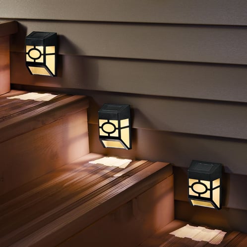 6-Pack Solar Deck/Fence Lights