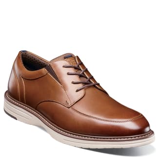 Nunn Bush Cognac Men’s Luca Moc Toe Penny Loafer - 13W Nunn Bush Luca Leather Moc Toe Penny Loafers, Cognac - Tan  main image 4
