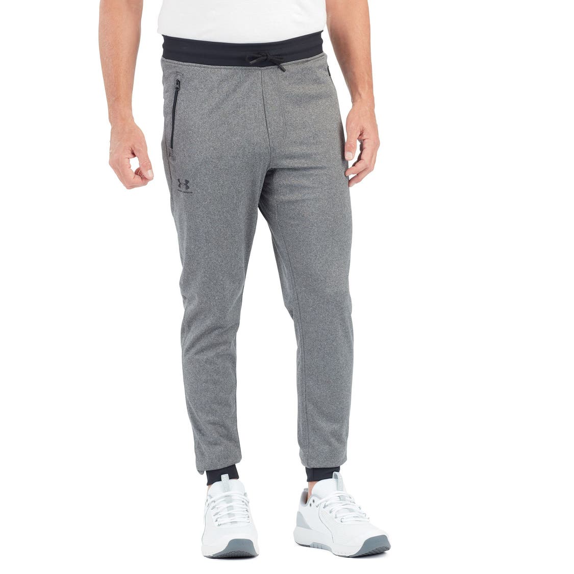 Pantalon De Sport Homme SPORTSTYLE TRICOT JOGGER Gris
