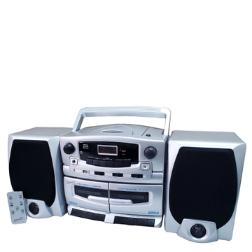 SuperSonic CD/Dual Cassette/Bluetooth Audio System