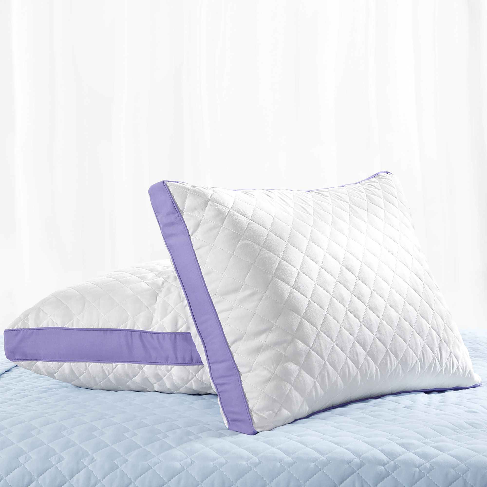 2-Pack Quilted Density Pillows