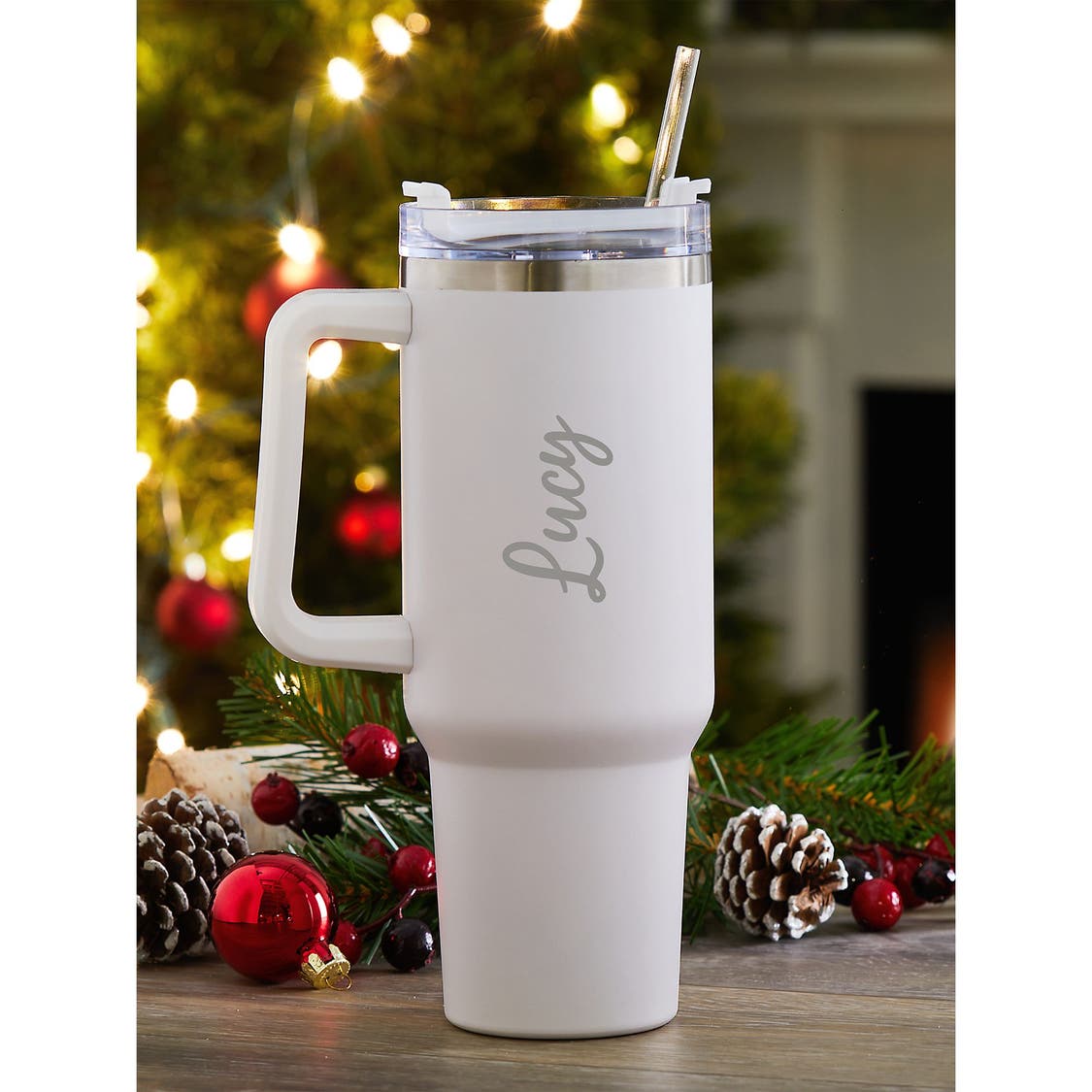 Custom Personalization Solutions Personalized 40-oz. Travel Mug Script Name