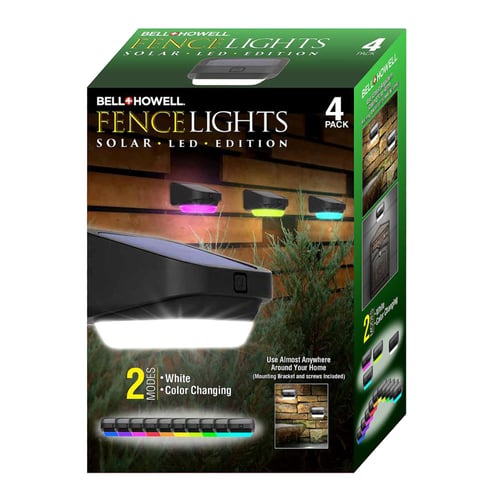 6-Pack Solar Deck/Fence Lights