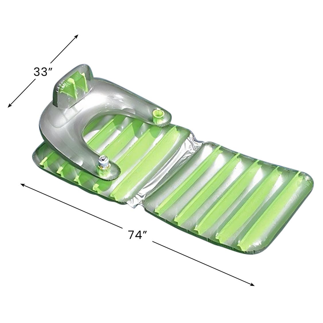 Pool Central Inflatable Swimming Pool Folding Lounge Chair Float