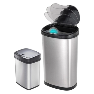 Fanmats NFL Metal Wastebasket