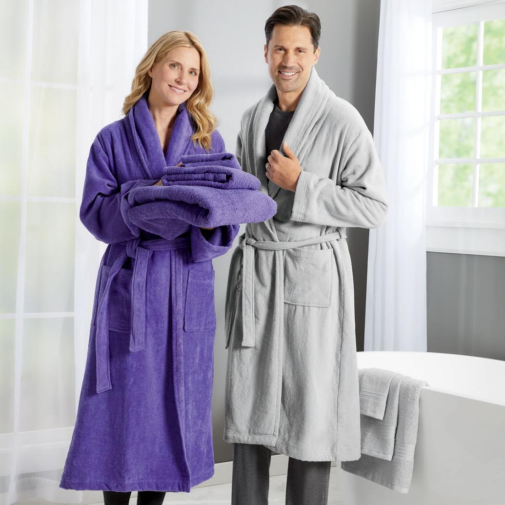 towel dressing robe Luxurious Men's Waffle Spa Robe - Hooded Bathrobe - Organic Cotton Robe,  Ideal Gift for Husband