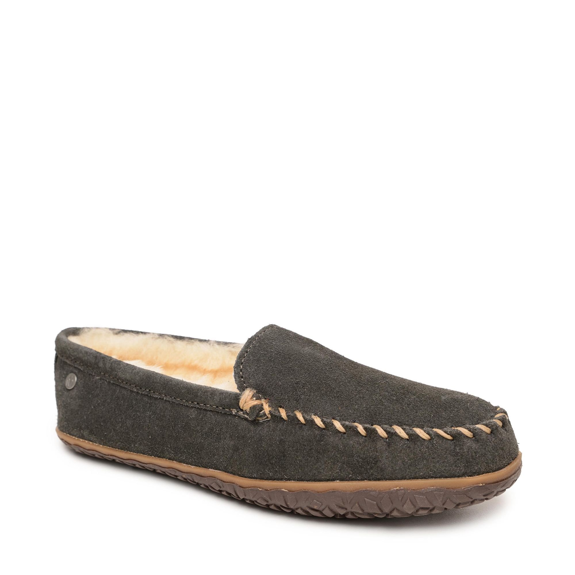 Minnetonka Sheepskin Tobie (Men's) Stoneberry