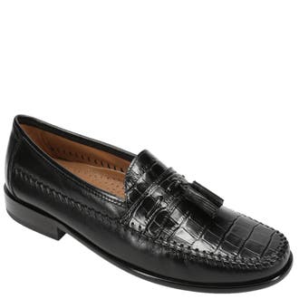 Florsheim Pisa Tassel Loafers Mens US 11.5D Brown Weave Leather Moc Toe Slip On Florsheim Pisa Tassel Loafers Mens US 11.5D Brown Weave  main image 4