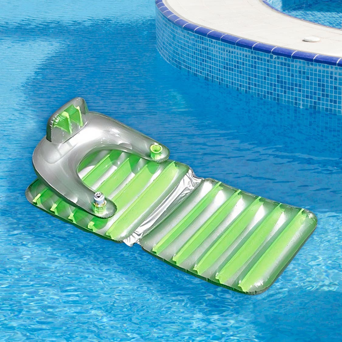 Pool Central Inflatable Swimming Pool Folding Lounge Chair Float
